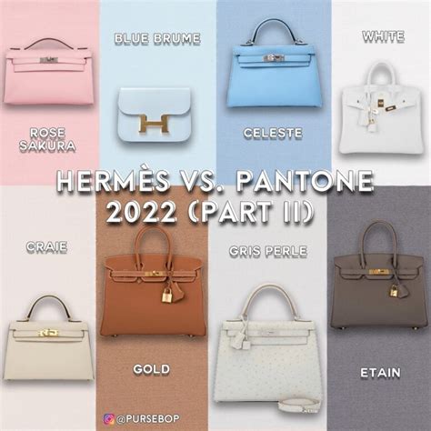 hermes new white color|hermès color chart 2022.